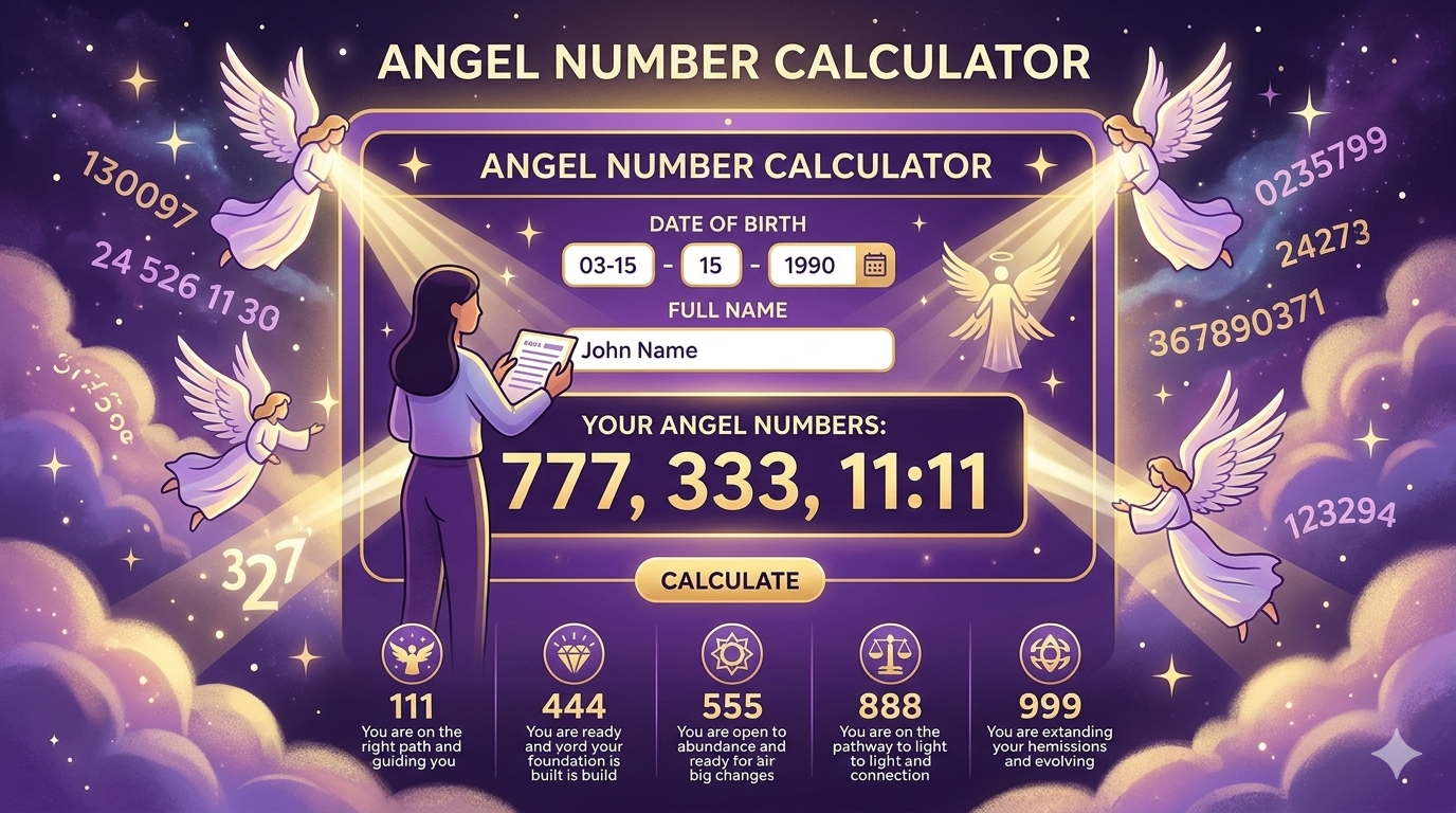 Angel Number Calculator: Your Complete Guide to Understanding Angel Numbers