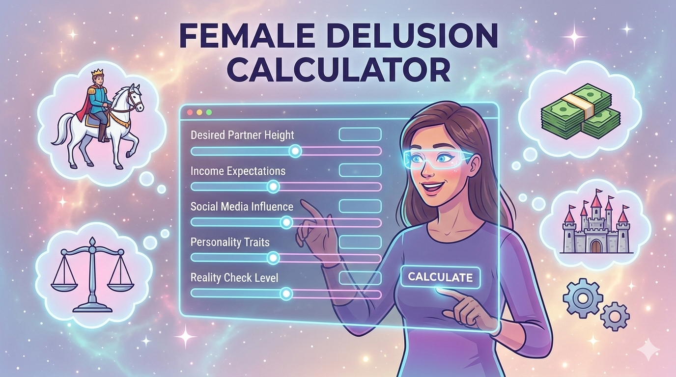 Female Delusion Calculator: Dating Standards & Reality Checks