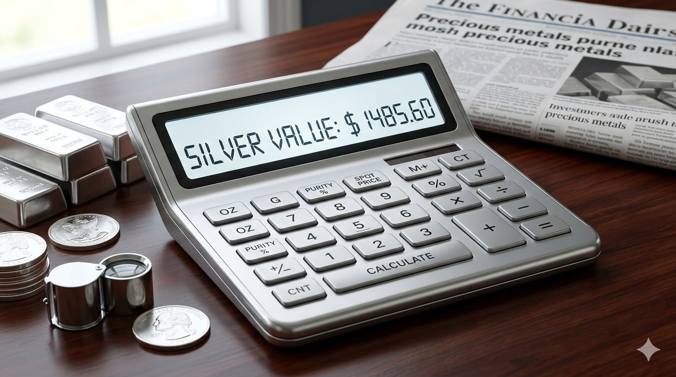 Silver Calculator: Understanding Silver Value, Prices, and Melt Worth