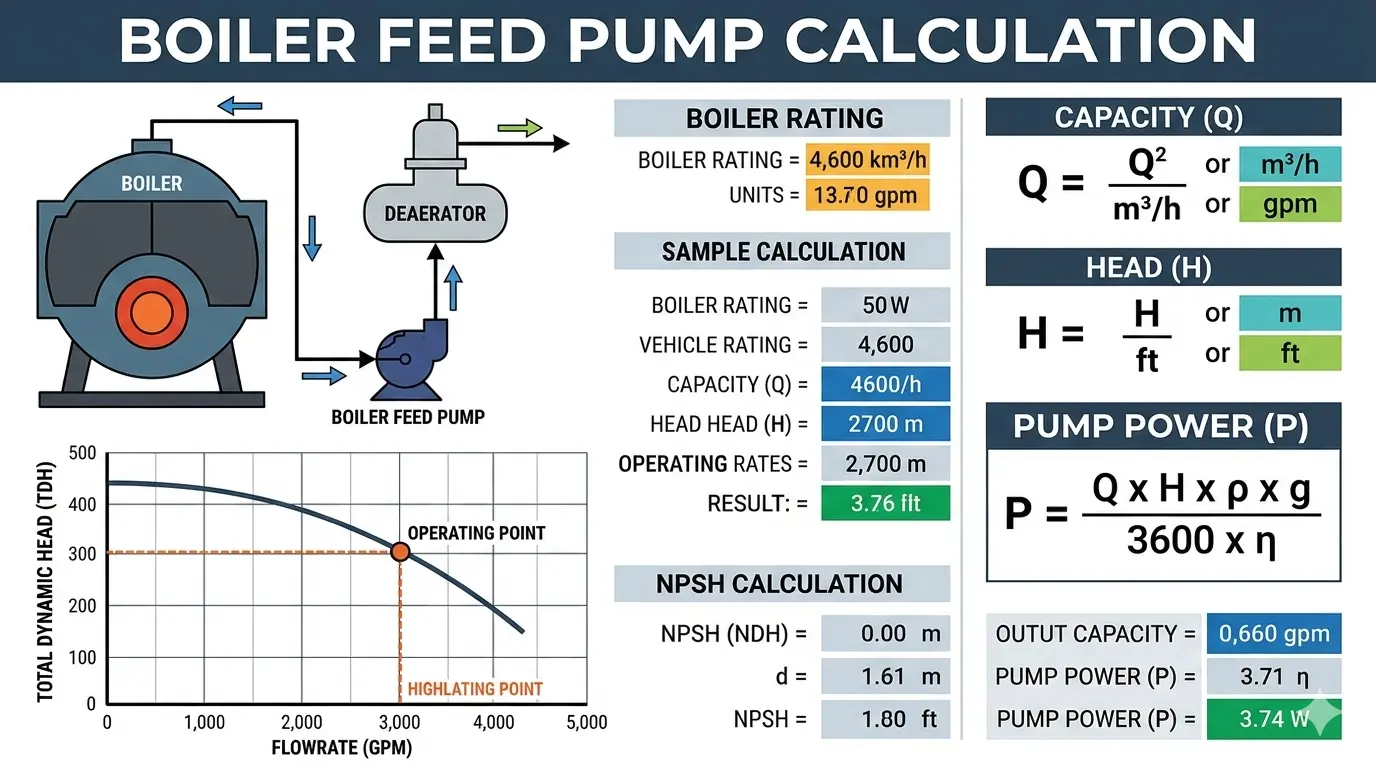 Boiler Feed Pump Calculation: A Complete Guide to Sizing, Design, and Operation