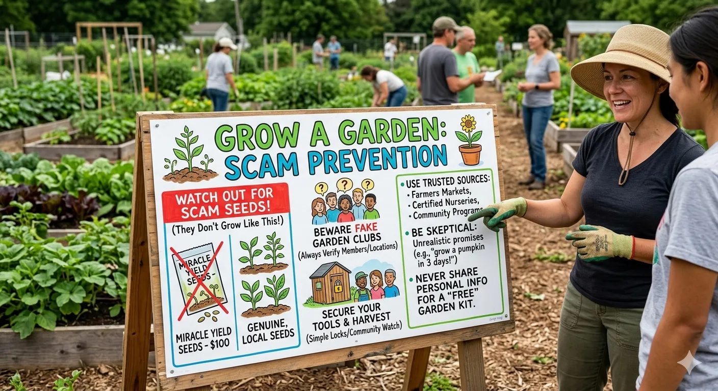 Grow a Garden Scam Prevention: Every Trick Exposed & How to Stay Safe