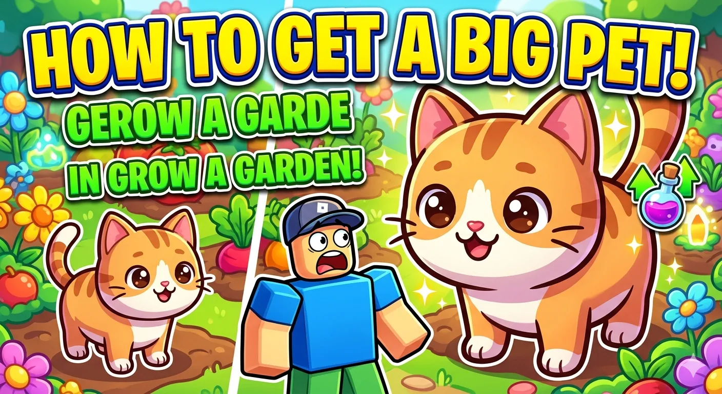 How to Get a Big Pet in Grow a Garden (Roblox)