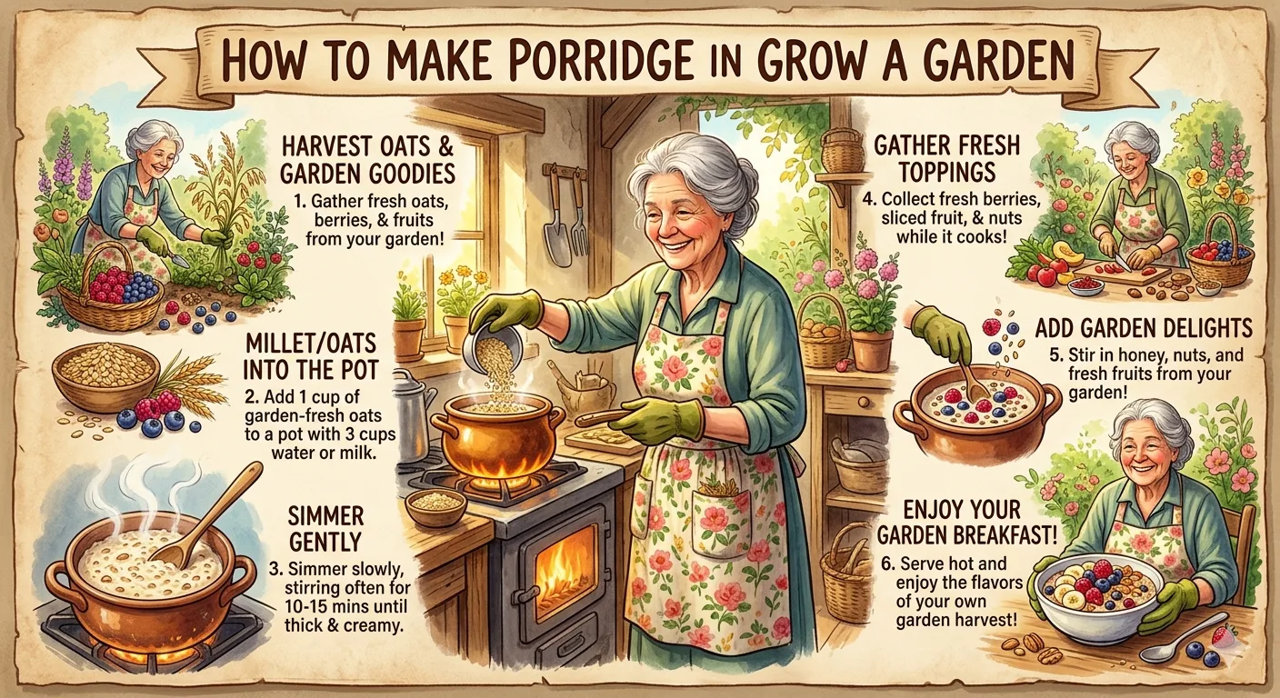 How To Make Porridge In Grow A Garden