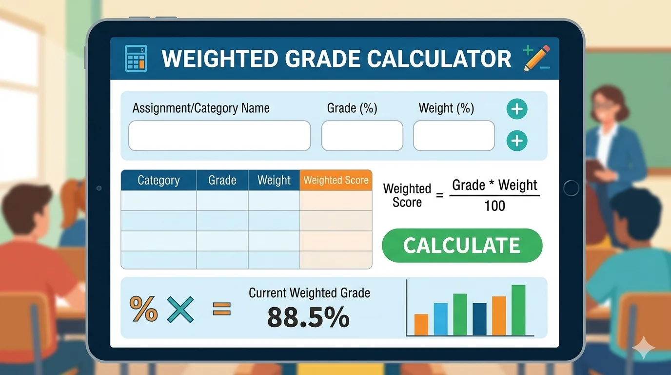 Weighted Grade Calculator: The Complete Guide to Calculating Grades by Weight