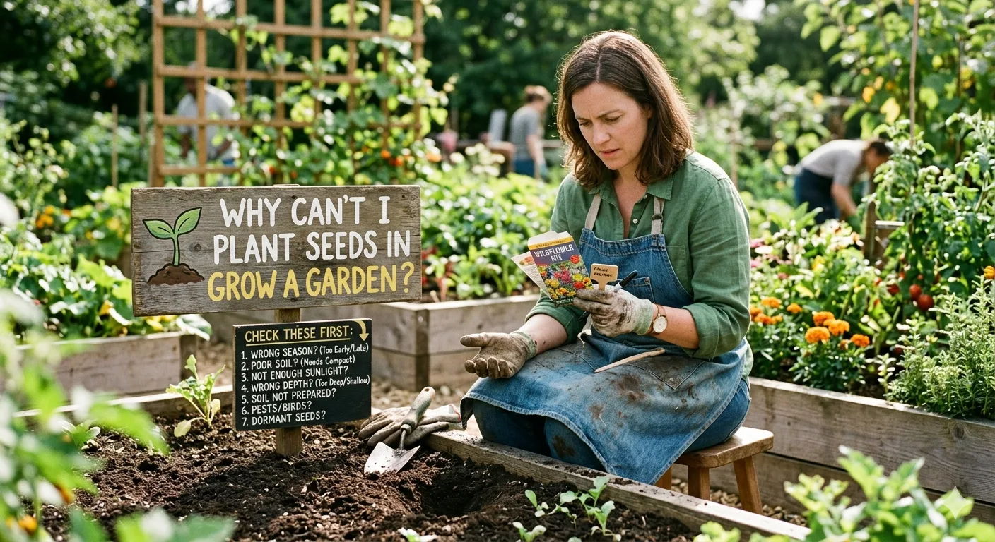 Why Can't I Plant Seeds in Grow a Garden Roblox? Complete Fix Guide